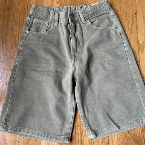 Zara Other - Boys Jean Shorts, Light Green, 10-12